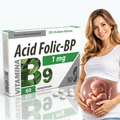 Acid Folic 1mg, Supliment Vitamina B9, 60 Comp.