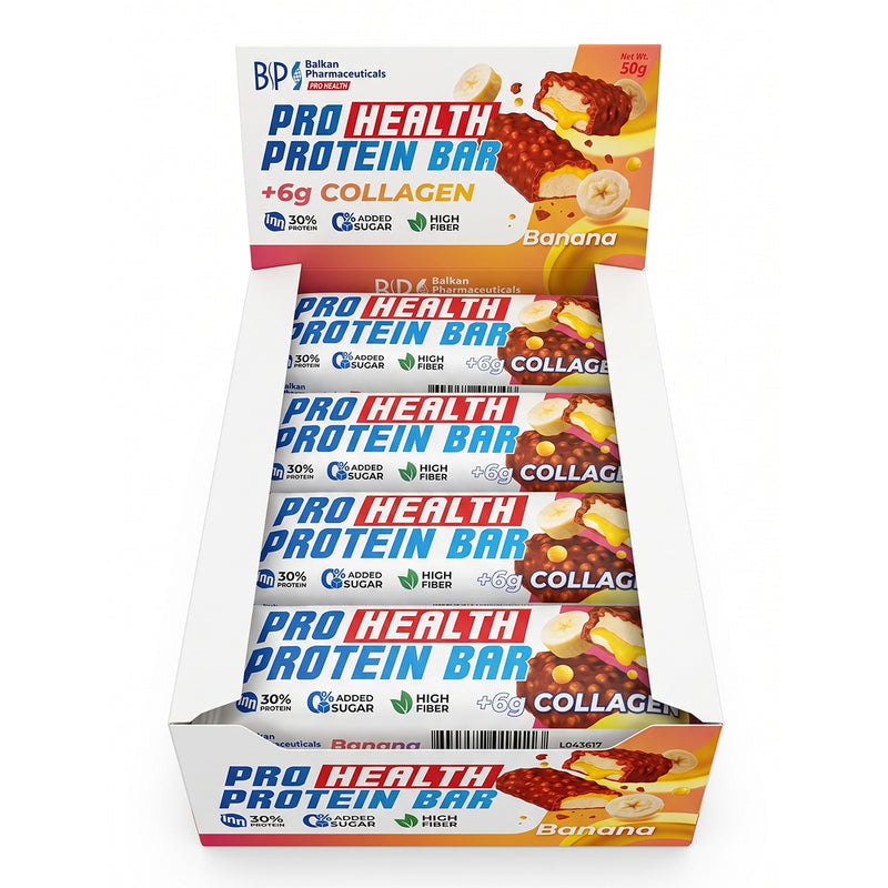 Baton Proteic Banane + Collagen, 50g