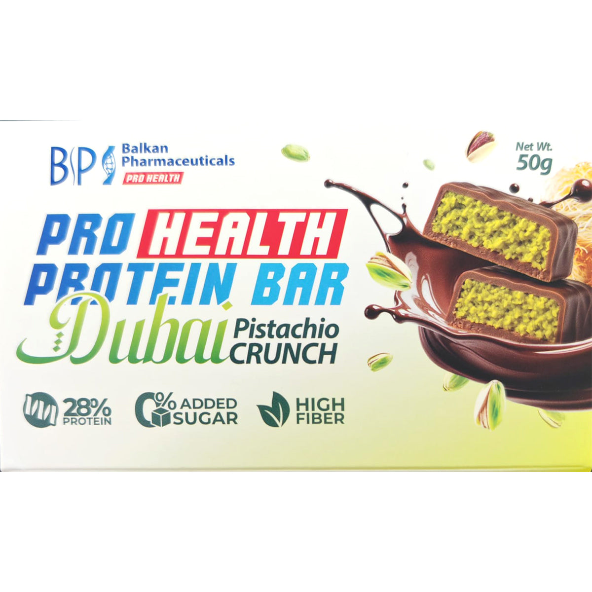 Baton Proteic Dubai Pistachio Crunch, 50g