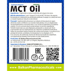 MCT Oil, Sursă de Energie Rapidă și Suport Metabolic, 500 ml.