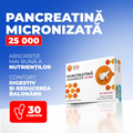 Pancreatină Micronizată, 30 capsule