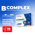 B-Complex, Vitamine B pentru Energie și Reducerea Oboselii, 30 Caps