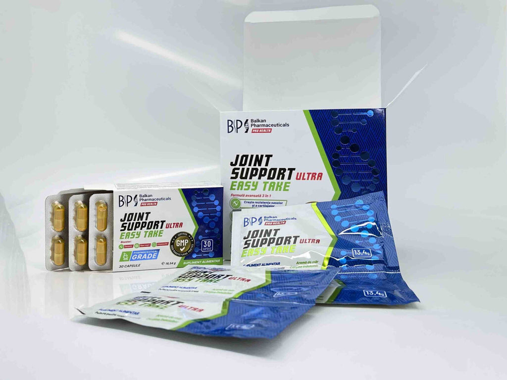 Joint Support Ultra BP, 30 Plicuri|30 caps. – Complex pentru Articulații cu MSM, Curcumină și Boswellia