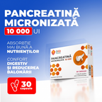 Pancreatină Micronizată, 30 capsule